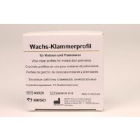 Wachs-Klammerprofile Molar+Prämolar 10St