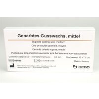 Gusswachs genarbt mittel 0,50mm  15St