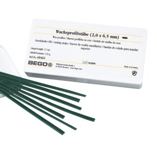 Wachsprofilstäbe 2,0x6,5mm  125g
