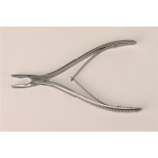 Hohlmeisselzange 2,7/145mm gebogen St