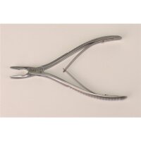 Hohlmeisselzange 2,7/145mm gebogen St