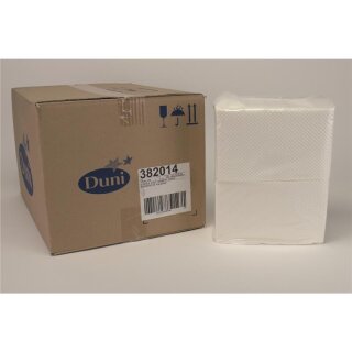 Duni Handtuch weiß 25x40 4lg 4x100St