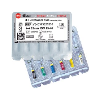 Hedströmfeilen 73/140 25mm steril 6St