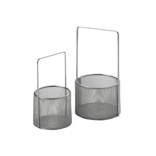 Edelstahlkorb rund  St