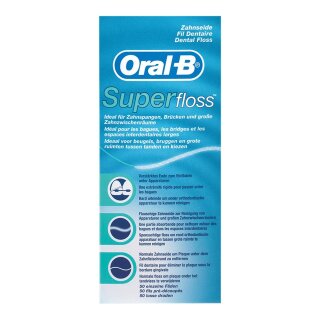 Oral-B Superfloss Zahnseide  50St