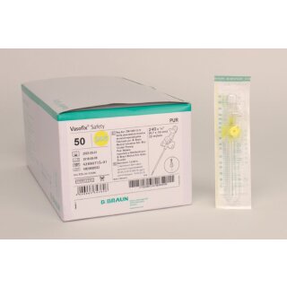 Vasofix Safety G24 0,70x19mm gelb 50St