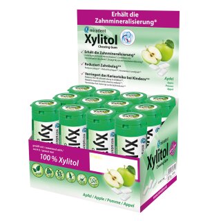 Xylitol Chew. Gum f. Kids Apfel 12er
