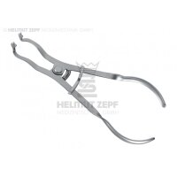 Kofferdam Klammerzange gedreht 30mm St