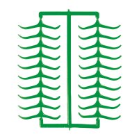 Prämolarenklammern grün  10St