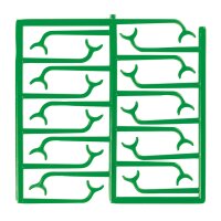 Bonyhard Klammern klein grün 10St