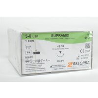 Supramid schwarz 5/0 HS18 3Dtz