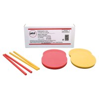 Klebewachs gelb Scheiben  6St