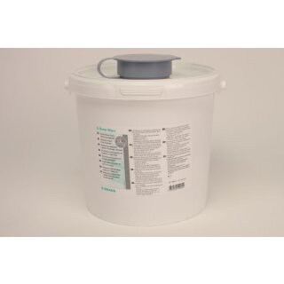 Wipes Spendersystem m.Deckel grau  St