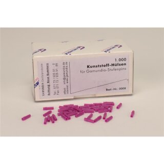Kunststoffhülsen f. Stufenpins Gamundia
