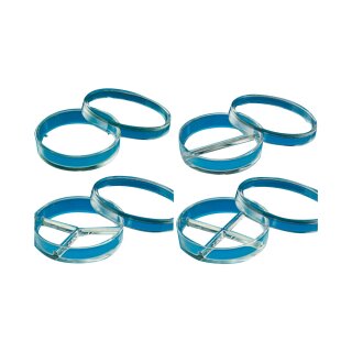 Petri Schale 706 vierget. 100mm  St