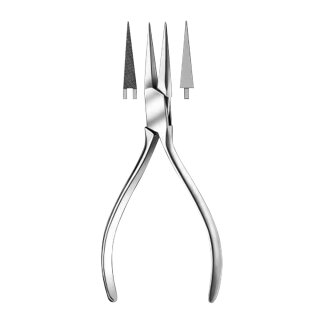 Spitzzange gerieft RS 1325 1/2  St