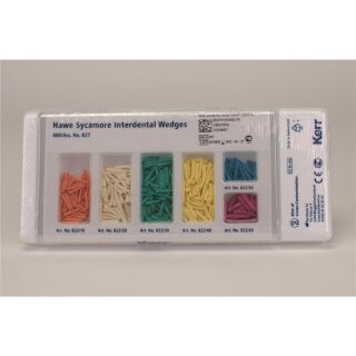 Interd.Keile farb.Sort 827 400St Pa