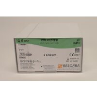 Polyester grün 3/0 3x0,50cm 2Dtz