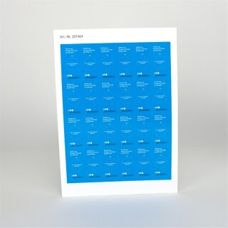 Prüfplakette "letzte Validierung/ L."