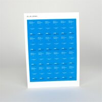 Prüfplakette "letzte Validierung/ L."