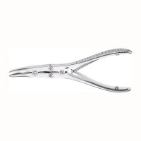 Hohlmeisselzange 3,5/155mm gebogen St