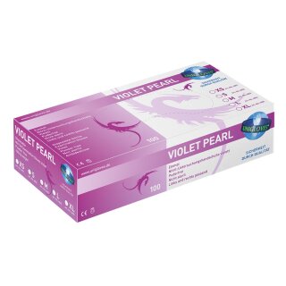 Nitril Violet Pearl M 7-8 10x100St