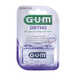 GUM Orthodontic Wachs transpa Blister