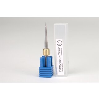 Fräser unbesch. f. Zr.PMMA/Wax 0,6mm  St