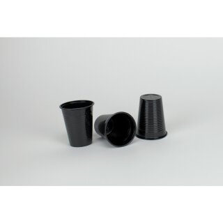 Mundspülbecher PP 180ml schwarz 30x100St