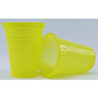 Mundspülbecher PP 180ml gelb    30x100St