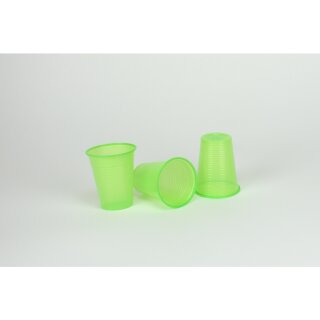 Mundspülbecher PP 180ml grün-tr.30x100St