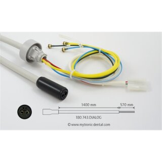 Turbineschlauch 4-Loch mit Licht