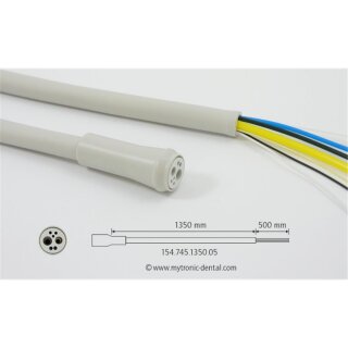 Luftmotor-/Turbineschlauch 4-Loch/mit Licht/ADEC®