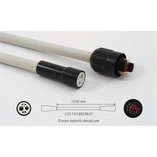 Turbineschlauch 4-Loch mit Licht