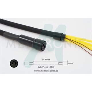 Turbineschlauch 4-Loch mit Licht