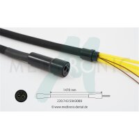 Turbineschlauch 4-Loch mit Licht