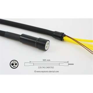 Turbineschlauch 4-Loch mit Licht