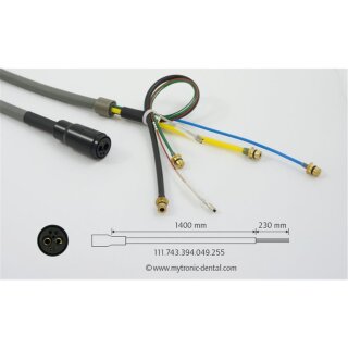 Turbineschlauch 4-Loch mit Licht