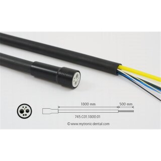 Luftmotor-/Turbineschlauch 4-Loch