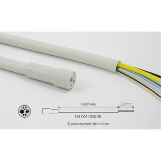 Luftmotor-/Turbineschlauch 4-Loch