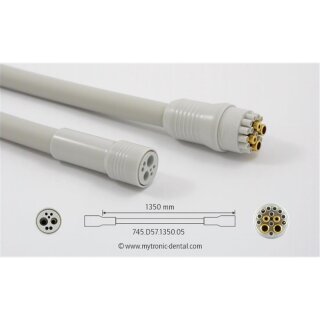 Luftmotor-/Turbineschlauch 4-Loch