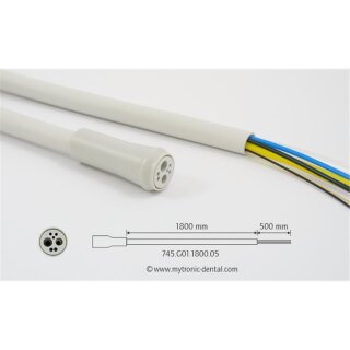 Luftmotor-/Turbineschlauch 4-Loch