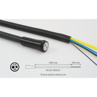 Luftmotor-/Turbineschlauch 4-Loch