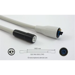 Luftmotor-/Turbineschlauch High-Speed mit Licht