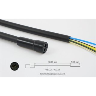 Turbineschlauch 4-Loch mit Licht