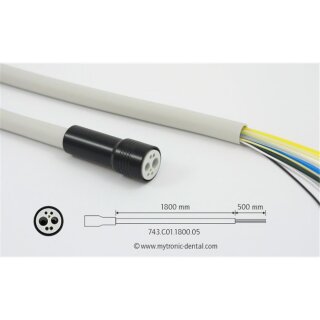 Turbineschlauch 4-Loch mit Licht