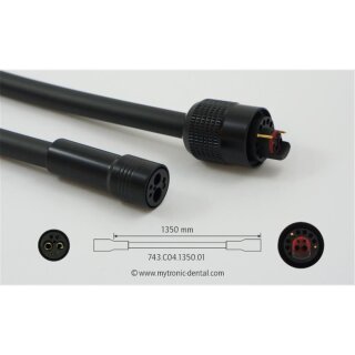 Turbineschlauch 4-Loch mit Licht