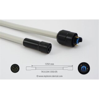 Turbineschlauch 4-Loch mit Licht