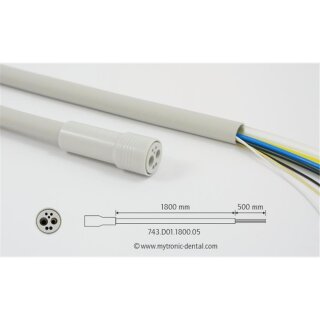 Turbineschlauch 4-Loch mit Licht