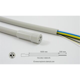 Turbineschlauch 4-Loch mit Licht